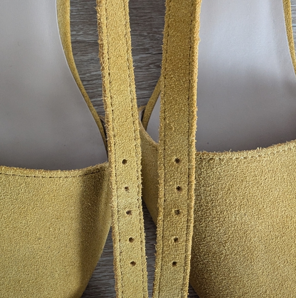 Market & Spruce Madison Suede Ankle Strap Heel Size 7.5 - Picture 13 of 14